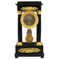 Antico orologio a pendolo Impero 19°secolo