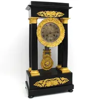 Antico orologio a pendolo Impero 19°secolo