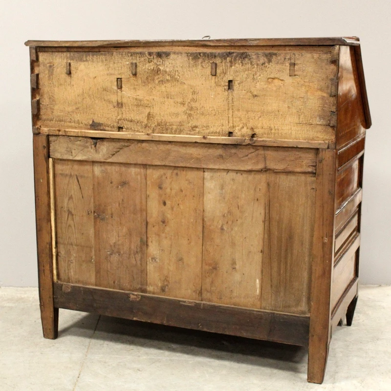 Ancien abattant Louis XVI en merisier marqueté 18ème siècle