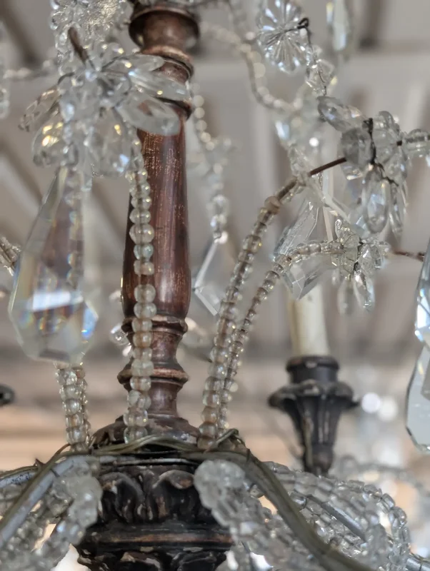 Genoese Crystal Chandelier - Late 19th Century