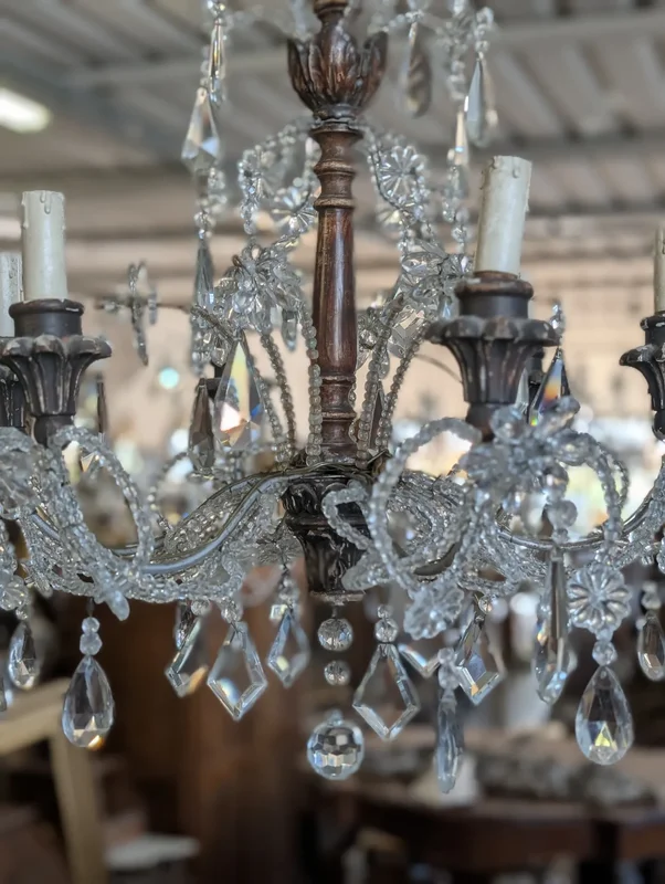Genoese Crystal Chandelier - Late 19th Century