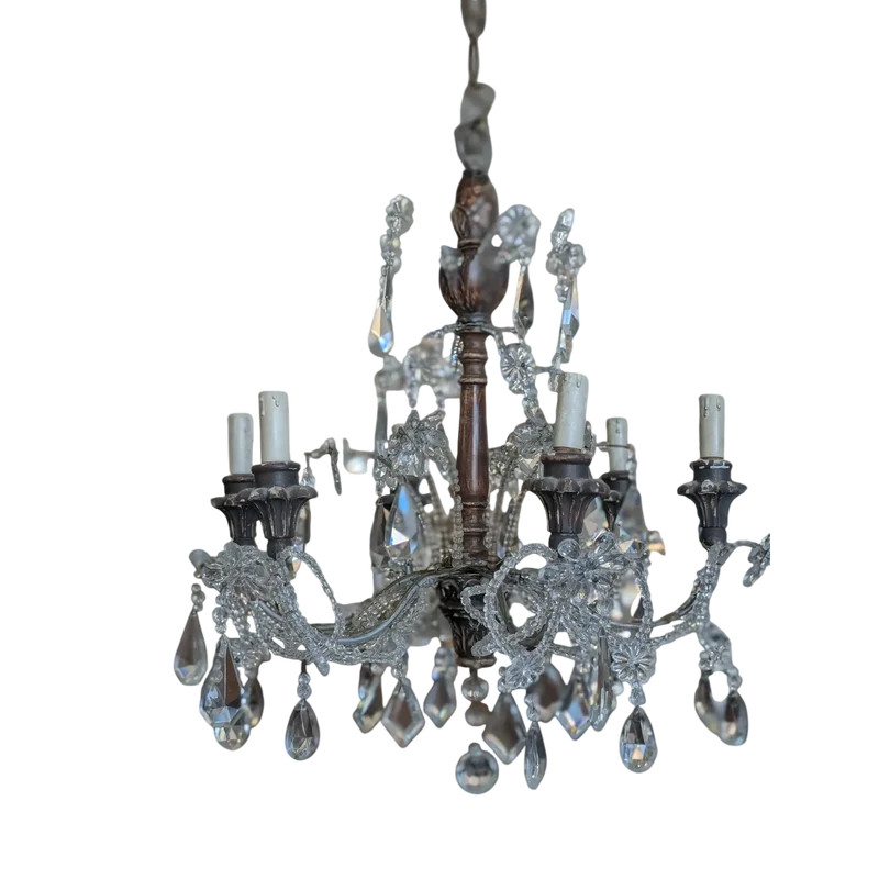 Genoese Crystal Chandelier - Late 19th Century
