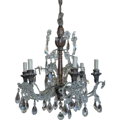 Genoese Crystal Chandelier - Late 19th Century