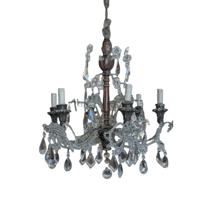 Genoese Crystal Chandelier - Late 19th Century