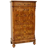 Ancien secrétaire Louis Philippe en noyer 19ème siècle