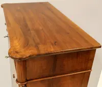 Ancien secrétaire Louis Philippe en noyer 19ème siècle