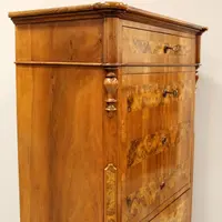 Ancien secrétaire Louis Philippe en noyer 19ème siècle