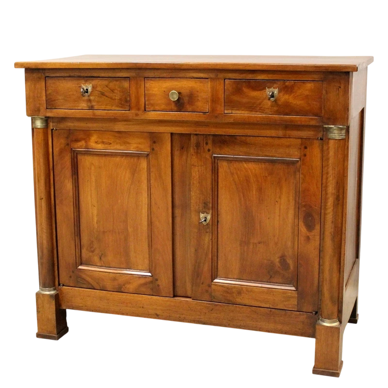 Buffet Empire ancien en noyer 19ème siècle