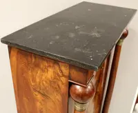 Ancien secrétaire Empire en noyer 19ème siècle