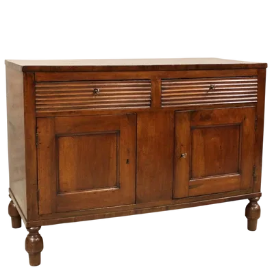 Buffet ancien en noyer Charles X du 19ème siècle