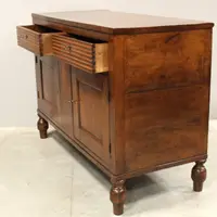 Buffet ancien en noyer Charles X du 19ème siècle