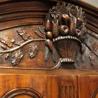 Antico armadio credenza Luigi XV in noce e ciliegio 18°secolo