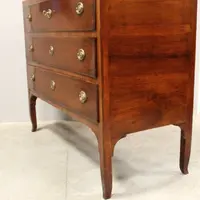 Ancienne commode Direttorio en noyer du XVIIIe siècle