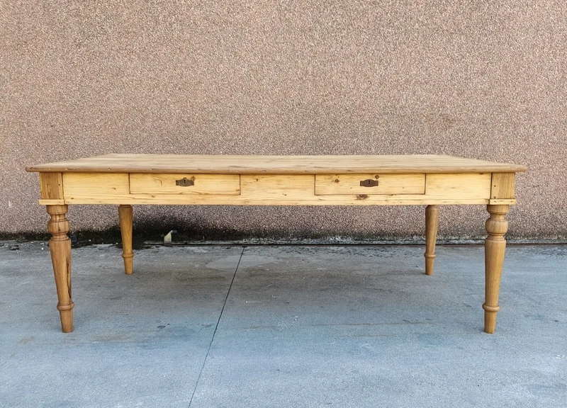 Tavolo in pino massello 800 grande dimensione 12 posti