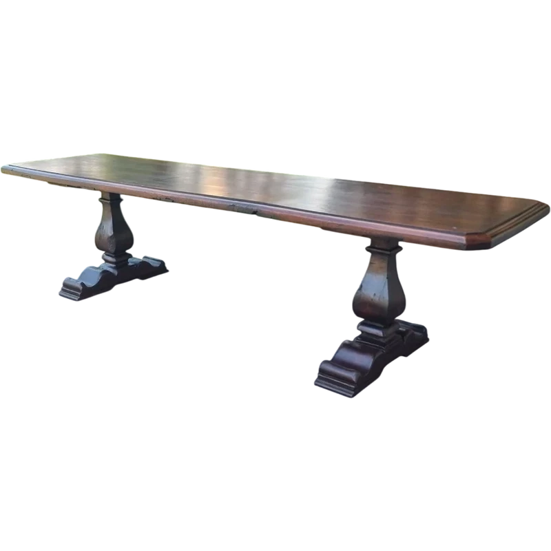 Veneto 17th century walnut fratino table from monastery
