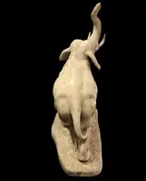 Elefante anni 40 Art Decò in terracotta e gesso