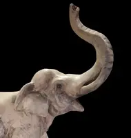 Elefante anni 40 Art Decò in terracotta e gesso