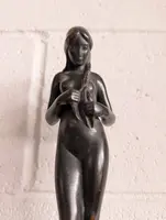 Bronze sculpture by Hans Herry Liebmann (1876-1941) with marble base