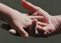 Context Art Miami Olio su tela” Hands of my Sun ”  al confine con l’iperrealismo