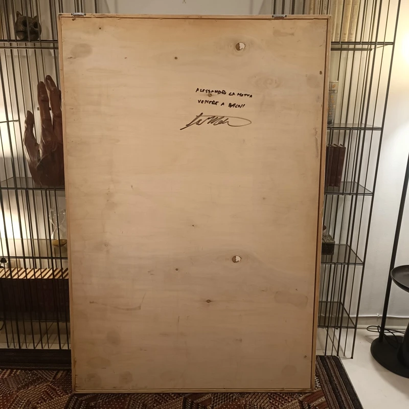 Olio su rame ossidato “Afrodite dea dell’Amore” 20 secolo