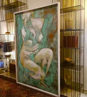 Olio su rame ossidato “Afrodite dea dell’Amore” 20 secolo