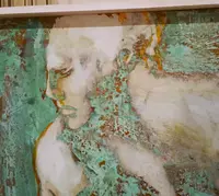 Olio su rame ossidato “Afrodite dea dell’Amore” 20 secolo