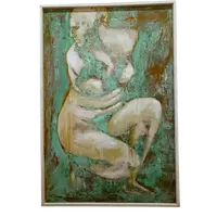 Olio su rame ossidato “Afrodite dea dell’Amore” 20 secolo