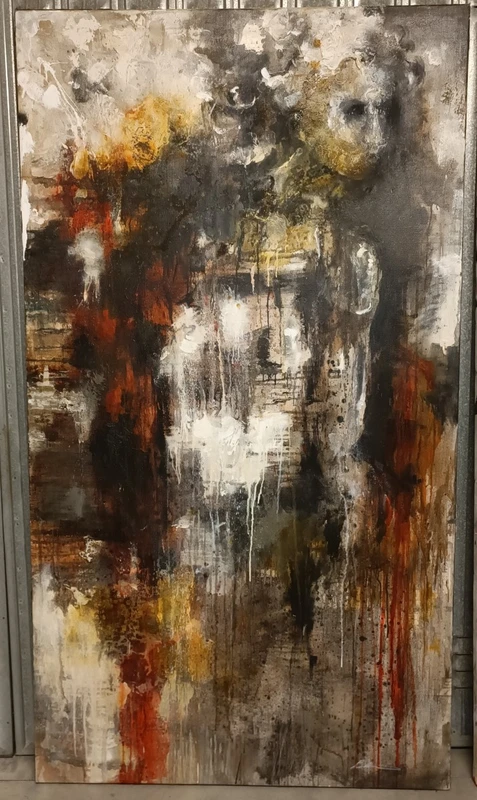 Coppia di olii su tela nudo figurativo arte moderna firmato 1960/70