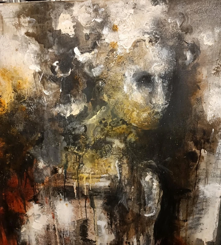 Coppia di olii su tela nudo figurativo arte moderna firmato 1960/70