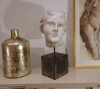 1900s academic sculpture in wax - Head of Aphrodite