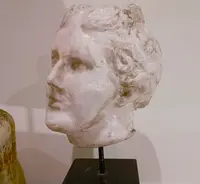 1900s academic sculpture in wax - Head of Aphrodite