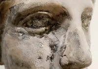 Scultura accademica primo 900 in cera – Testa di Hera