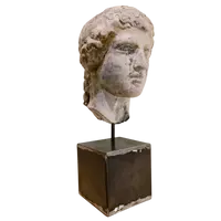 Scultura accademica primo 900 in cera – Testa di Hera