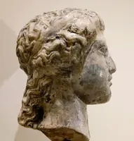 Scultura accademica primo 900 in cera – Testa di Hera