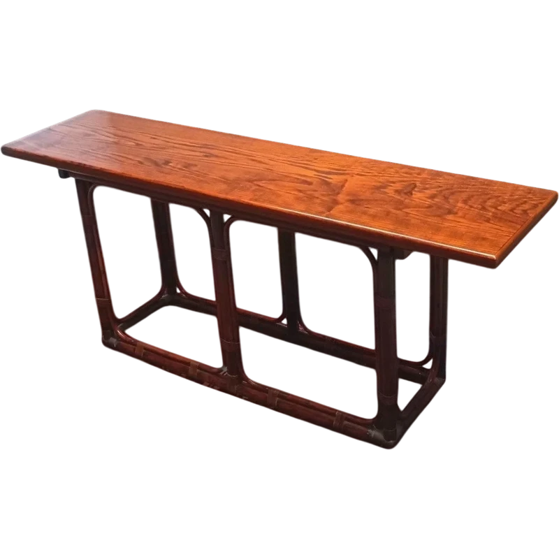 Tavolo design in palissandro anni ’80 mod. T5 di Tito Agnoli per Bonacina