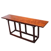 Tavolo design in palissandro anni ’80 mod. T5 di Tito Agnoli per Bonacina