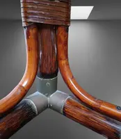 Tavolo design in palissandro anni ’80 mod. T5 di Tito Agnoli per Bonacina