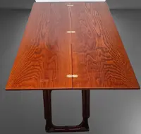Tavolo design in palissandro anni ’80 mod. T5 di Tito Agnoli per Bonacina