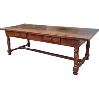 Grande table Fratino en noyer toscan du XVIIIe siècle