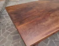 Grande table Fratino en noyer toscan du XVIIIe siècle