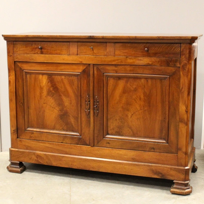 Antica credenza Luigi Filippo in noce 19°secolo