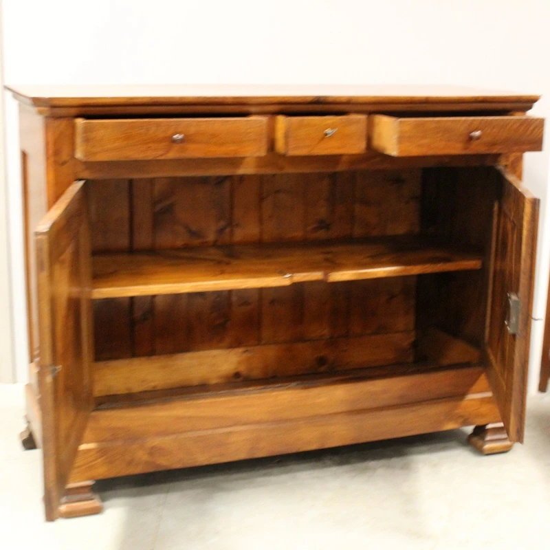Antica credenza Luigi Filippo in noce 19°secolo