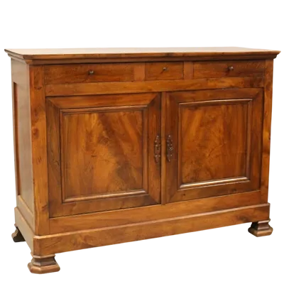 Antique Louis Philippe walnut sideboard 19th century
