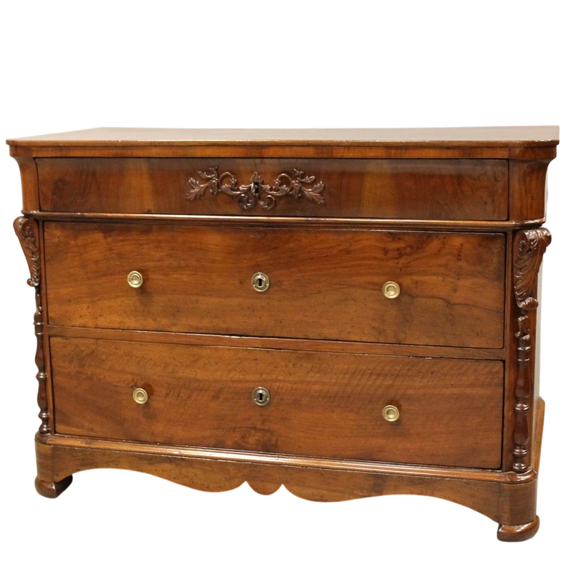Antique Louis Philippe walnut dresser dresser 19th century