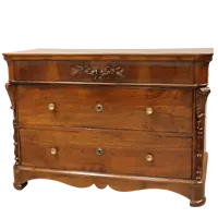 Antique Louis Philippe walnut dresser dresser 19th century