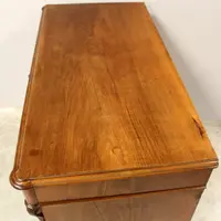 Antico cassettone comò Luigi Filippo in noce 19°secolo