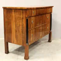 Antique Empire chest of drawers in walnut 19th century