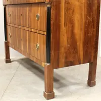 Antique Empire chest of drawers in walnut 19th century