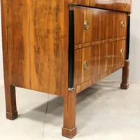Antique Empire chest of drawers in walnut 19th century