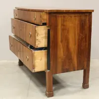 Antique Empire chest of drawers in walnut 19th century